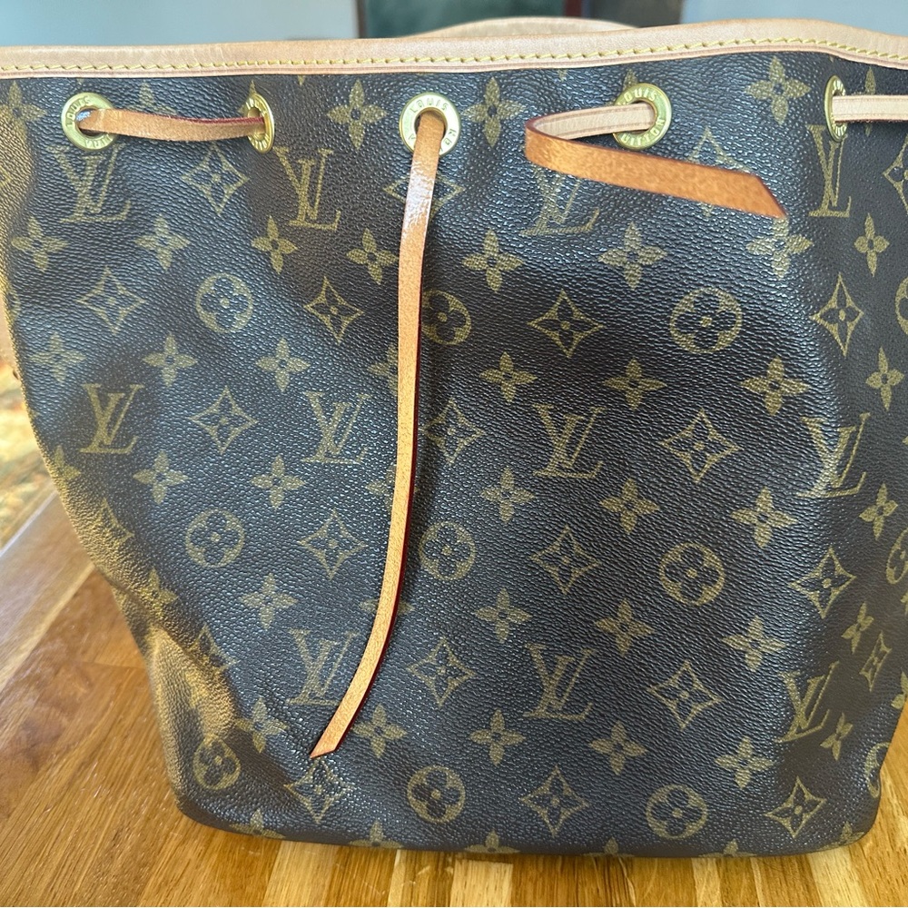 Louis Vuitton Monogram Petit Noe - vintage with replaced vachetta leather
